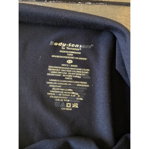 Terramar‎ Mens Small Black Body Sensors Long Sleeve Performance Top - Picture 3 of 3